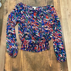 Michael kors off the shoulder blouse! Size M